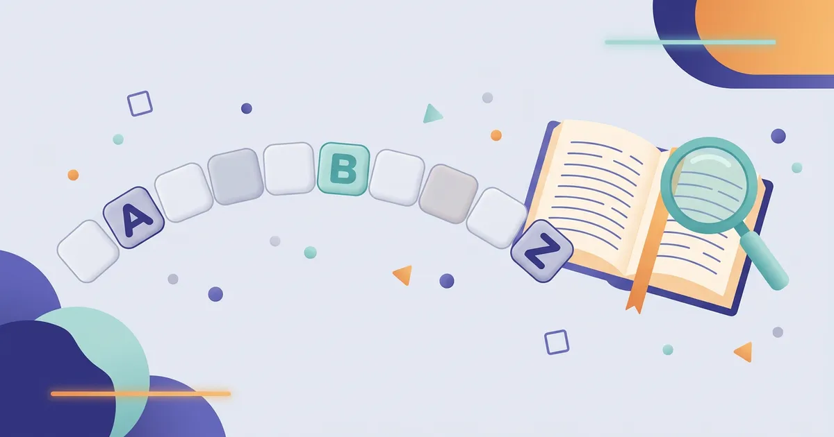 Alphabet Test and Dictionary Order Questions for SSC: Position Tricks