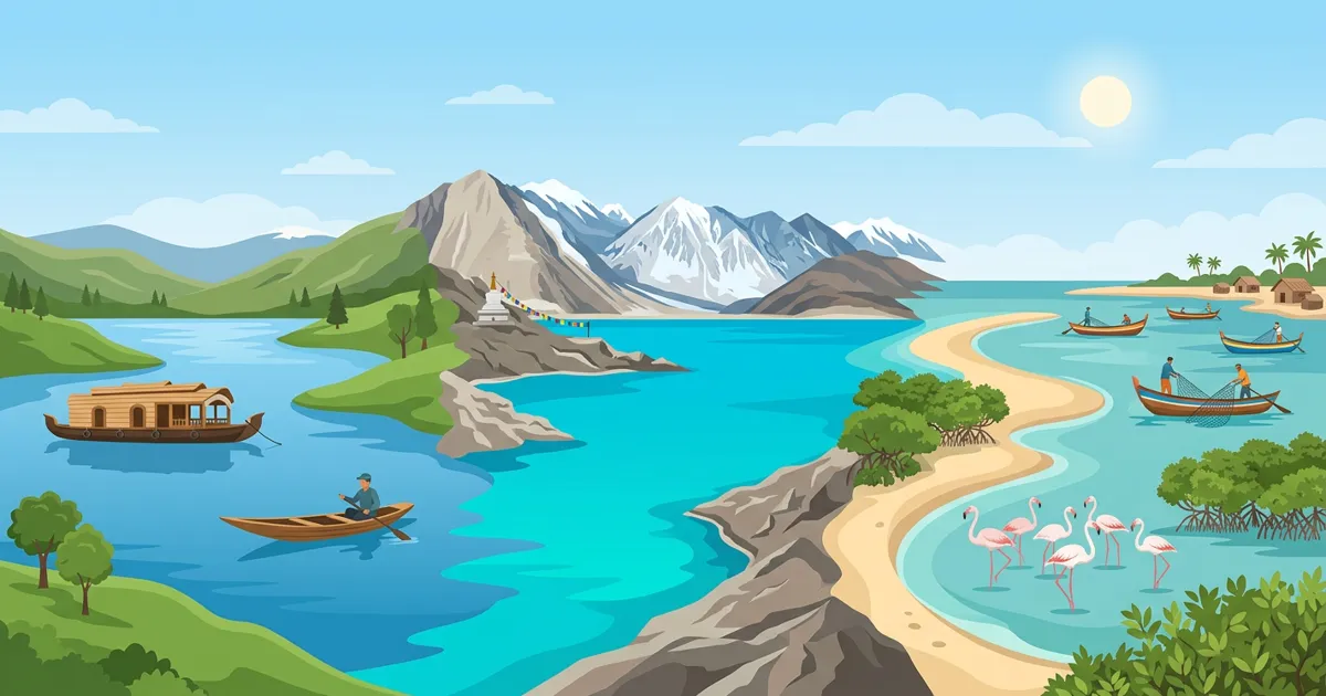 Important Lakes in India: State-wise List with Facts for SSC