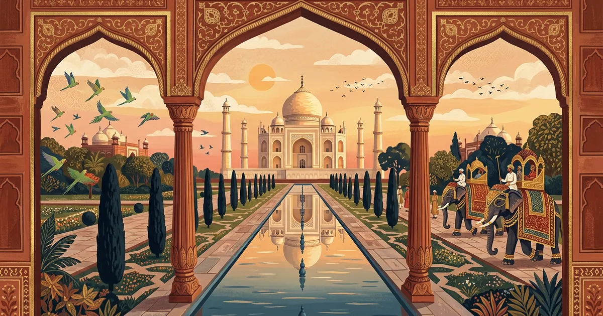 Mughal Emperors List in Order with Years and Trick (1526-1857)