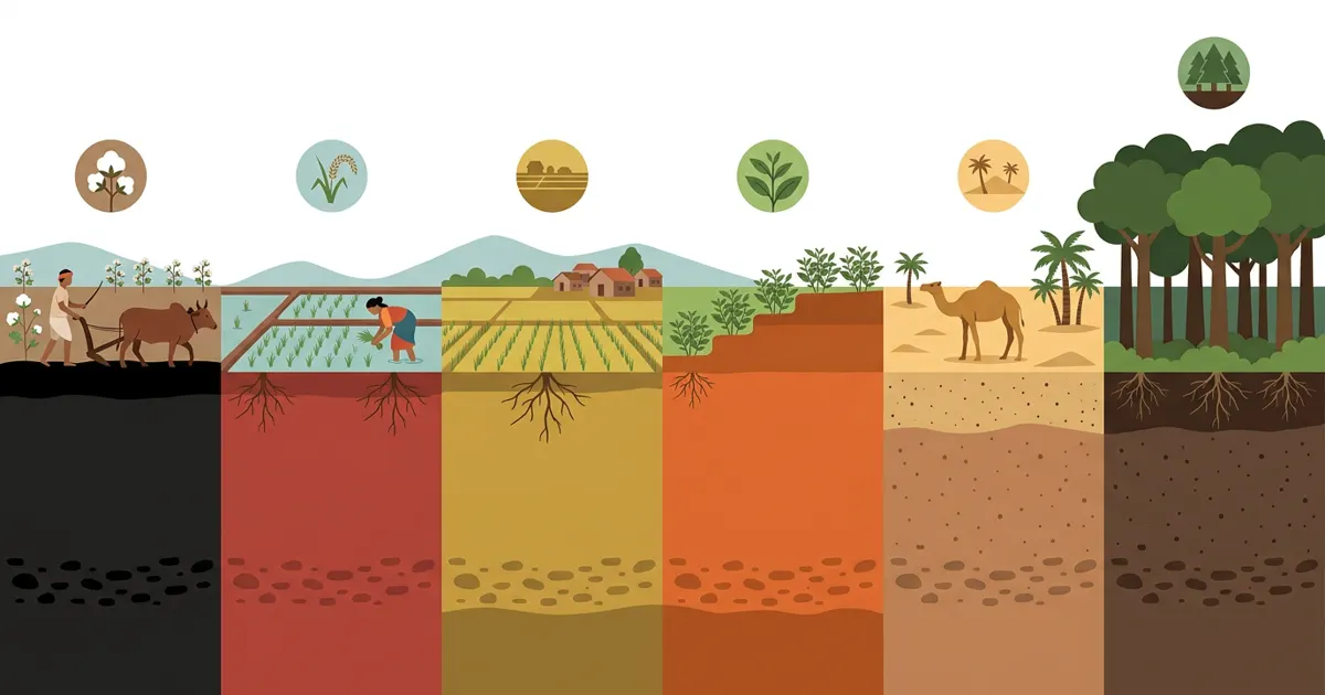 Types of Soil in India: Classification, States, Crops (SSC)
